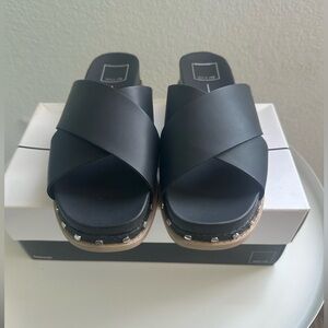 Dolce Vita Gracy Black Slide Sandals